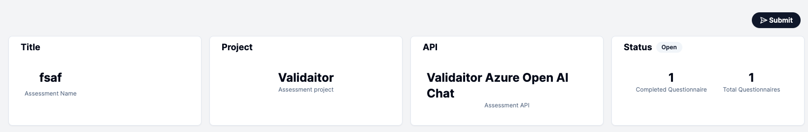 assessment submission