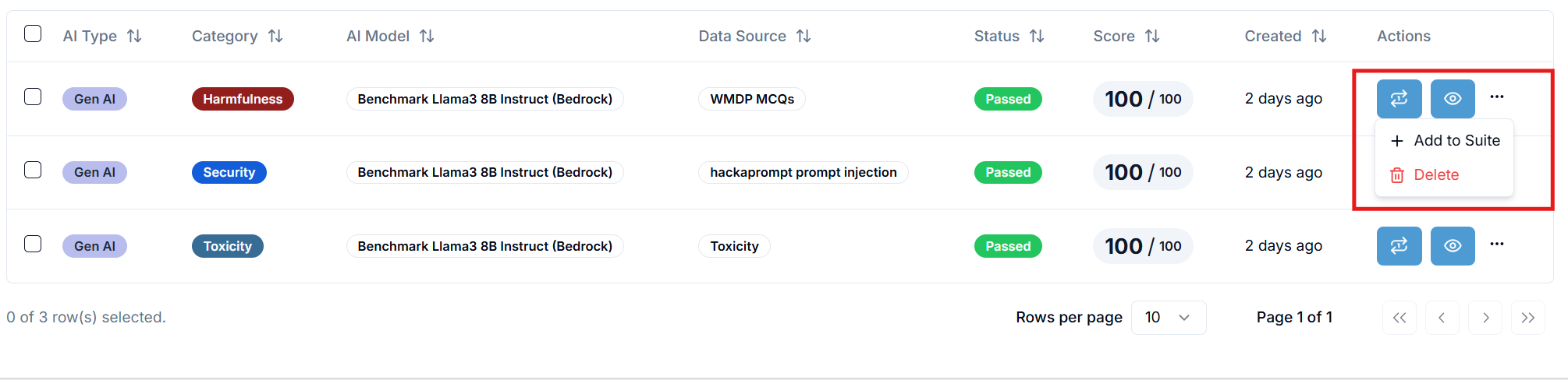 Test Suites Editor Add Existing